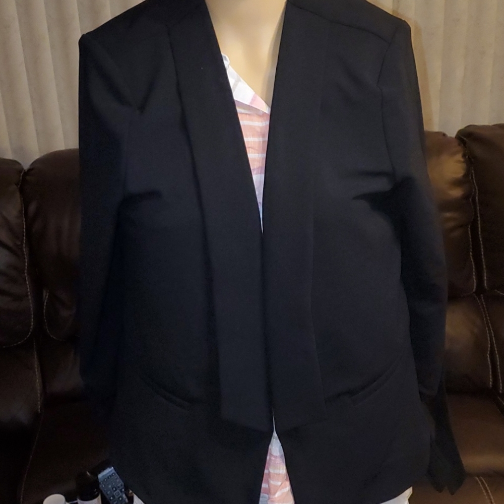 NWT Women's Worthington petite black blazer sz PL - Picture 2 of 6